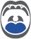 Animated smile with soft tissue injury