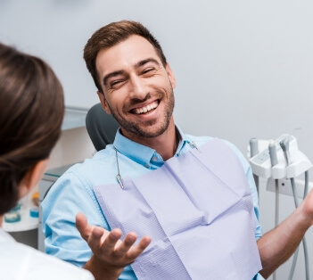 Man with healthy smile